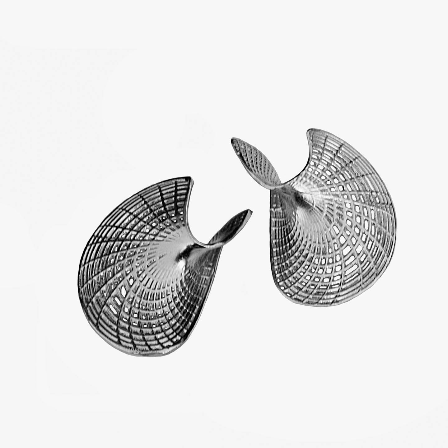 Sterling Silver -  Statement  Unique  Earrings