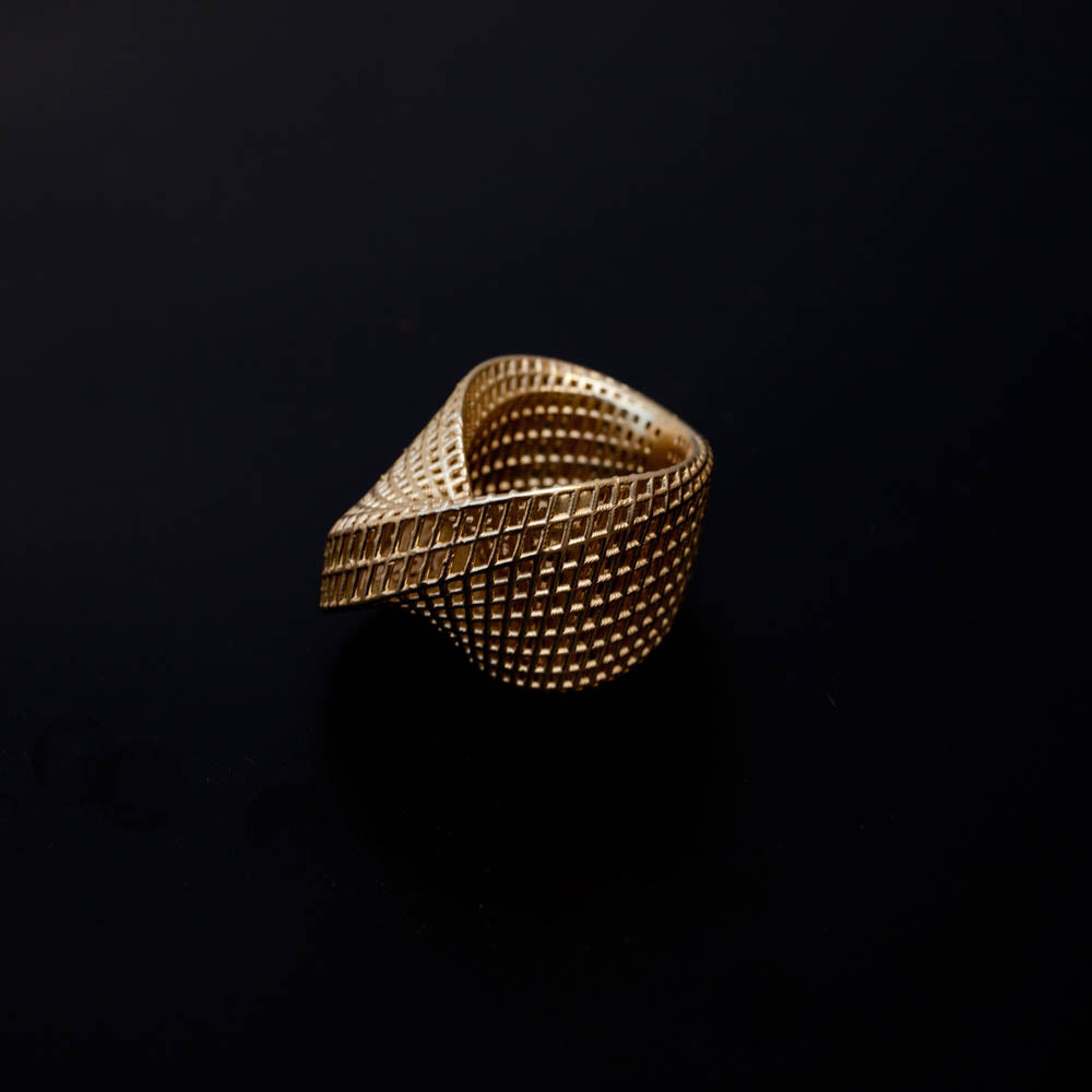 14K- Smallest Mobius #1 Unique Ring