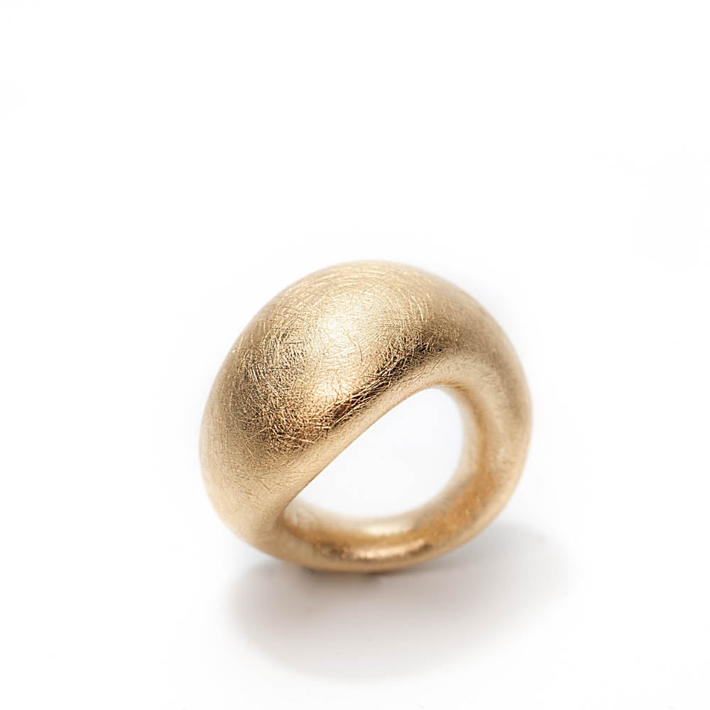 18K -  Pinkie Contemporary Ring - handmade jewelry