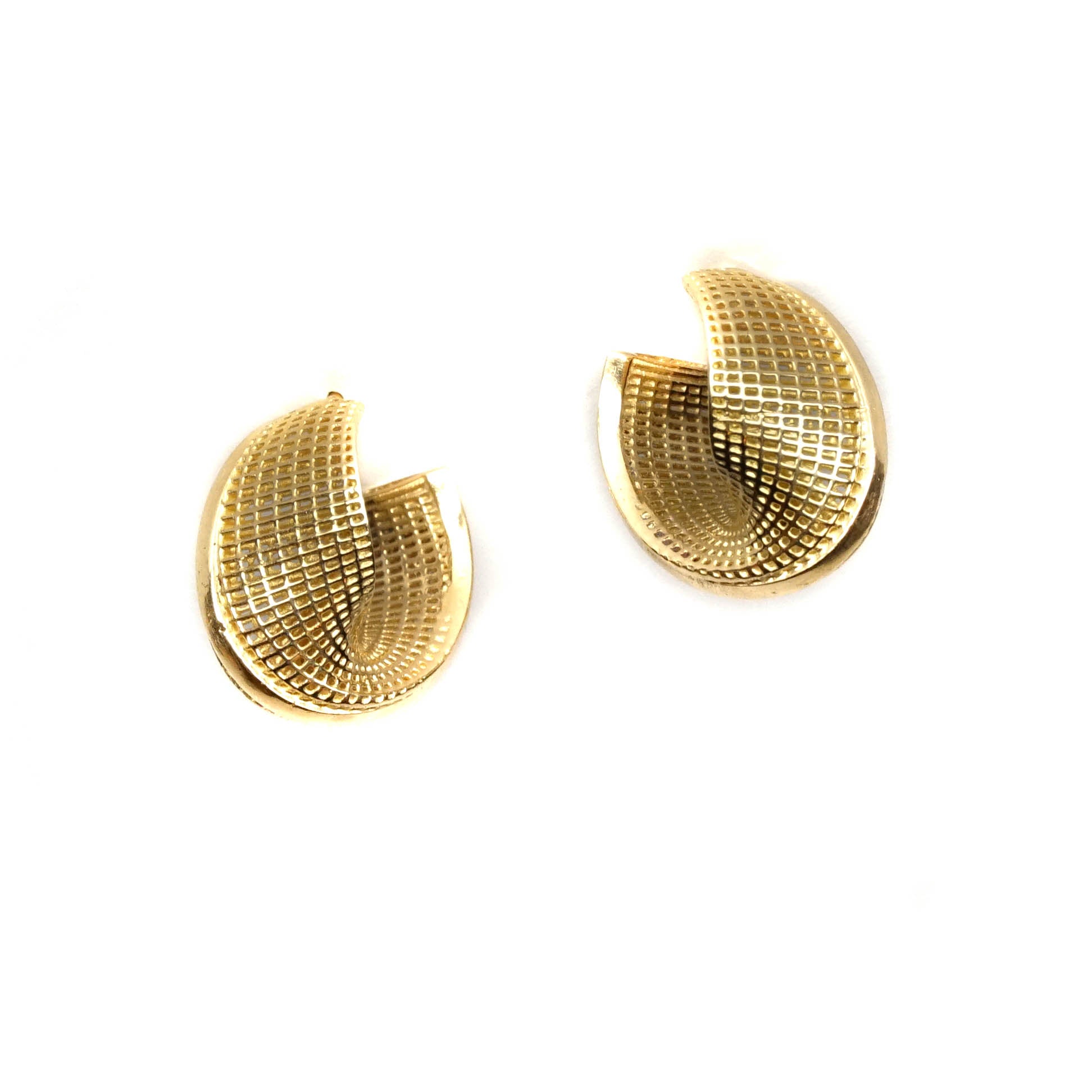 14k - Small Mobius - Line Model Earrings