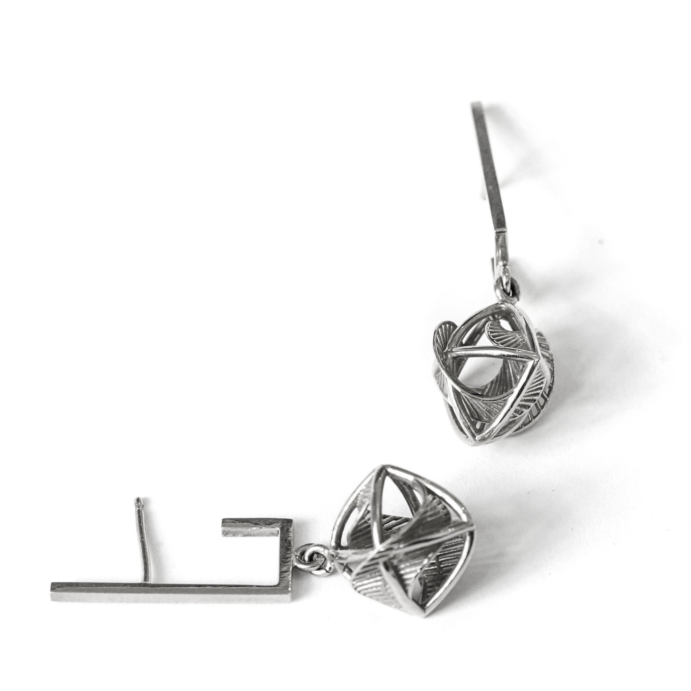 Sterling Silver- Bell Earring