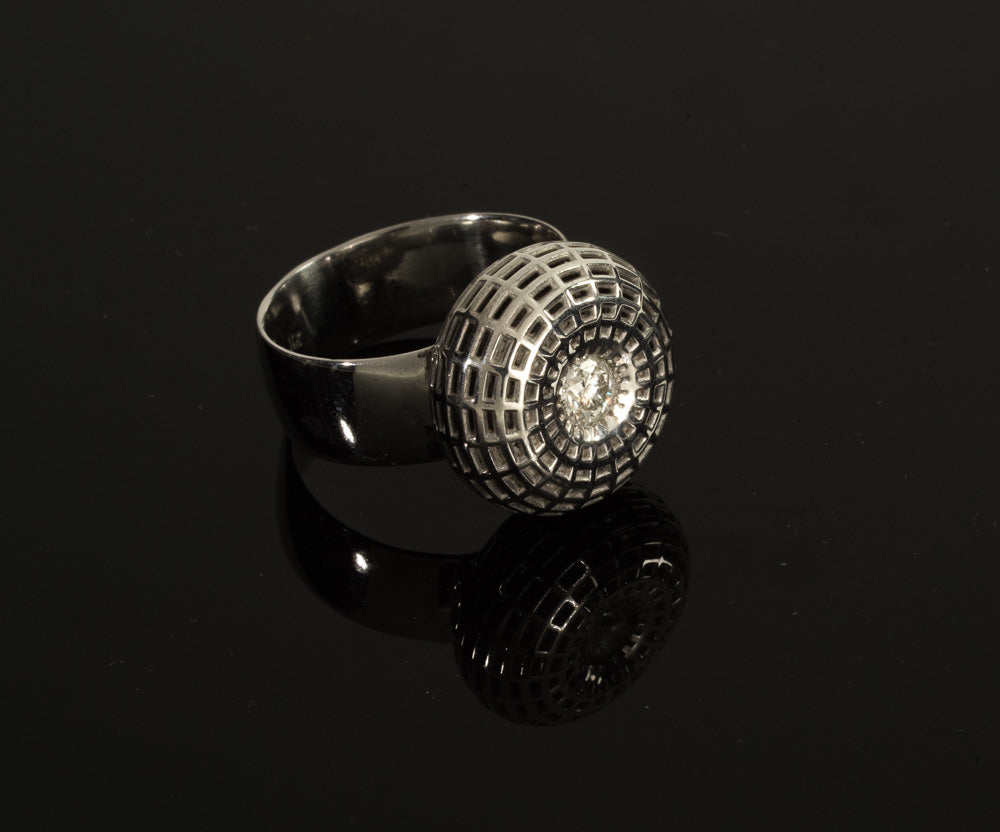 14K- Ball Unique Ring