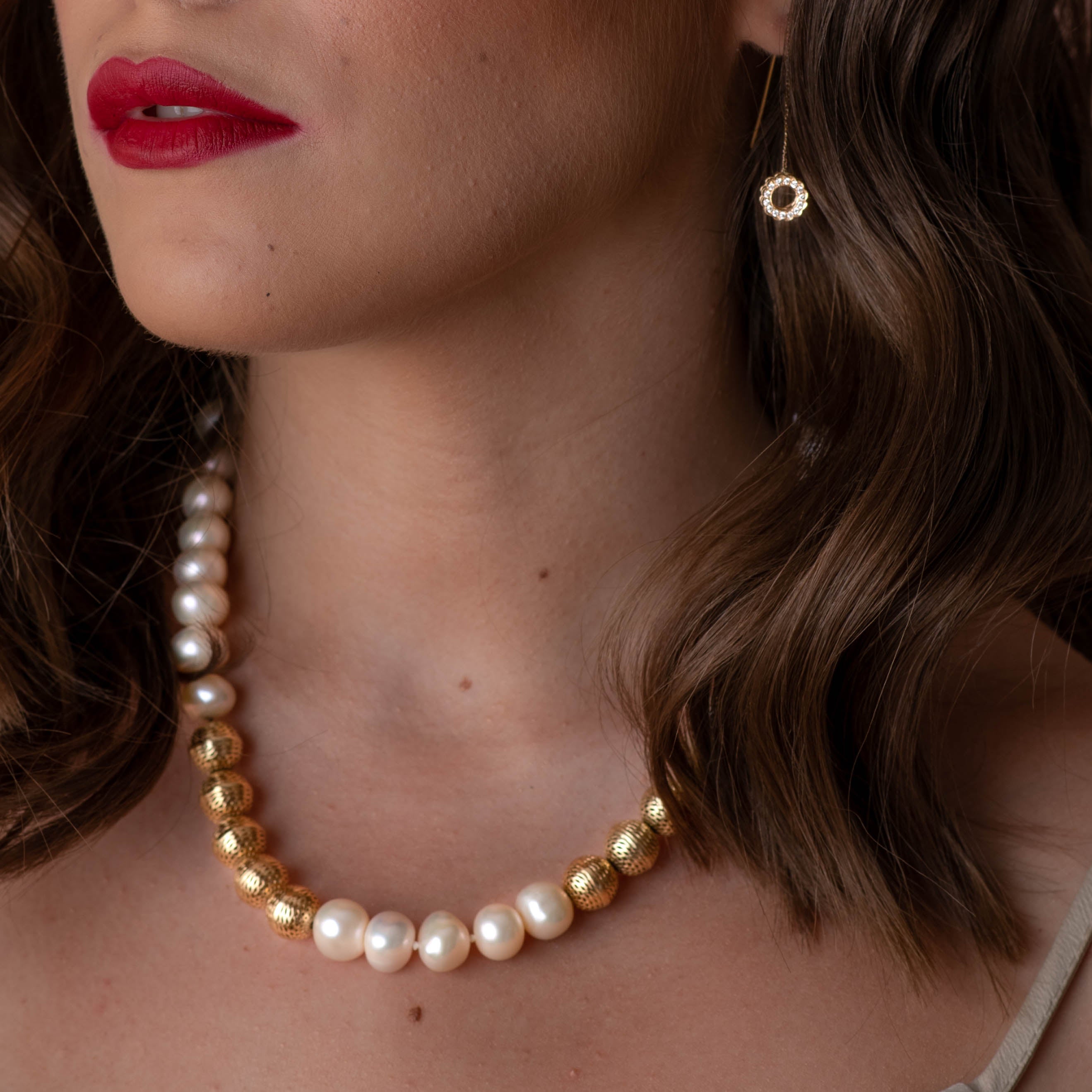 18k  beads, Sweetwater Pearls Collier
