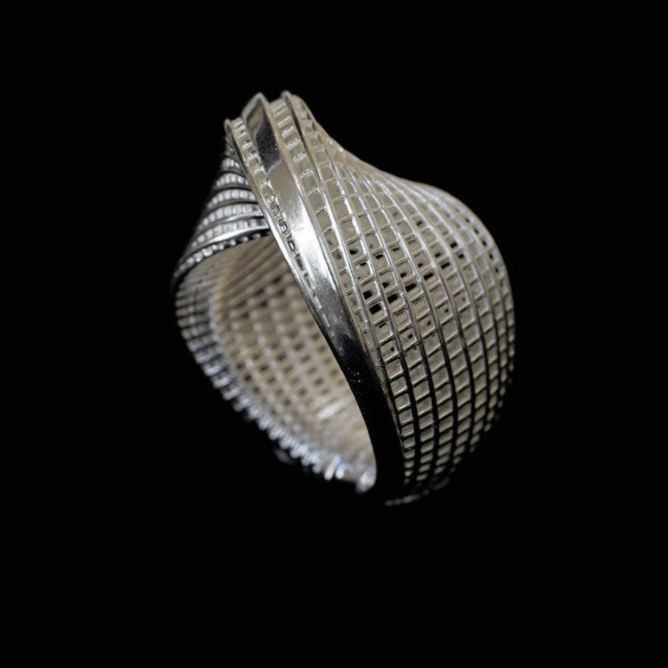 Sterling Silver - Mobius, Unique, Cocktail Ring- Line model