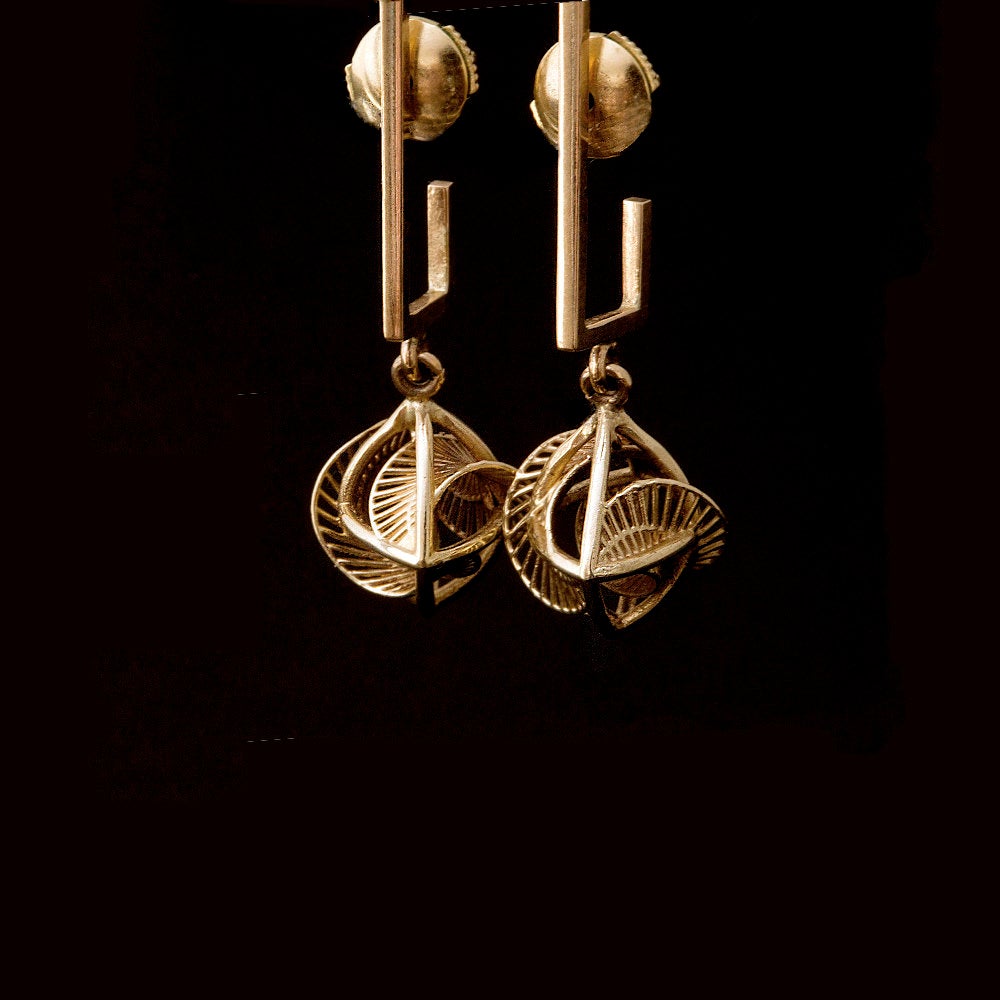 14K - Bell Earring